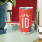 Personalized South Australia Oztag Bird Mascot Tumbler Cup Dynamic Team Spirit Graphic
