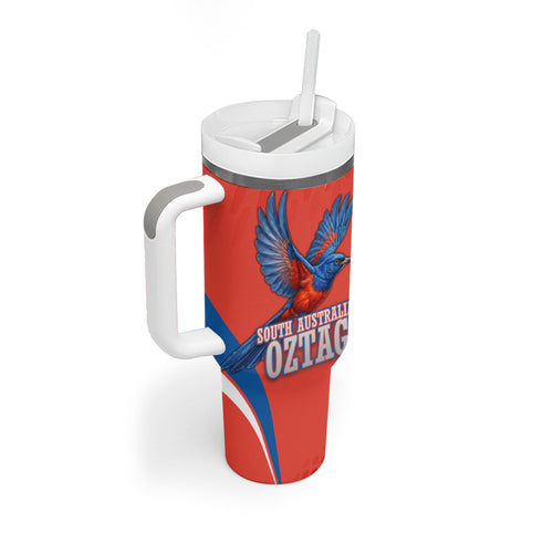 Personalized South Australia Oztag Bird Mascot Tumbler With Handle Dynamic Team Spirit Graphic