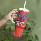 Personalized South Australia Oztag Bird Mascot Tumbler With Handle Dynamic Team Spirit Graphic