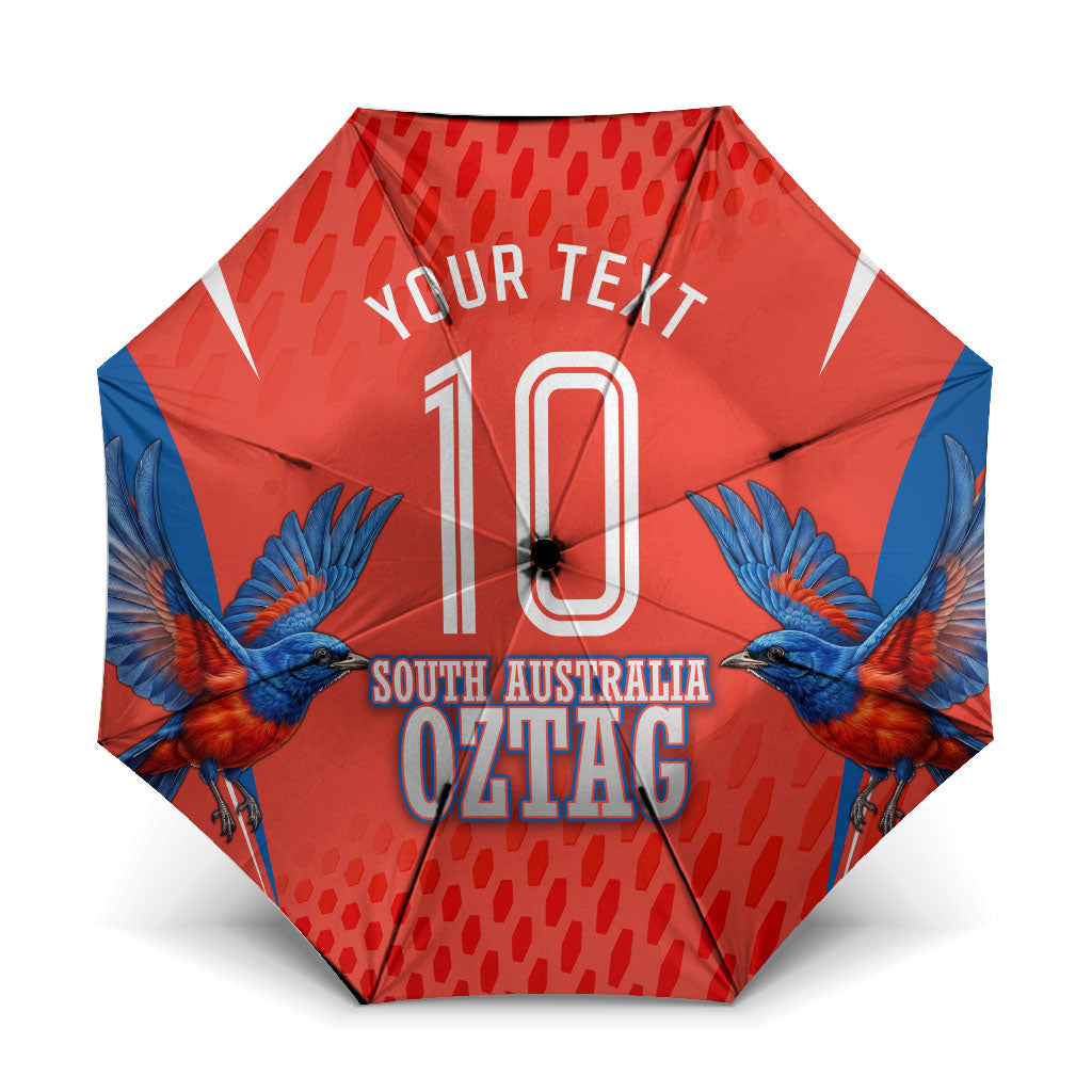 Personalized South Australia Oztag Bird Mascot Umbrella Dynamic Team Spirit Graphic