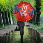 Personalized South Australia Oztag Bird Mascot Umbrella Dynamic Team Spirit Graphic