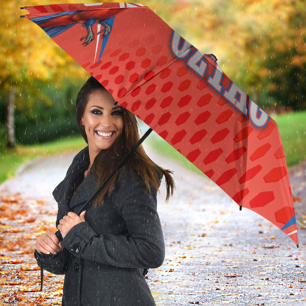 Personalized South Australia Oztag Bird Mascot Umbrella Dynamic Team Spirit Graphic