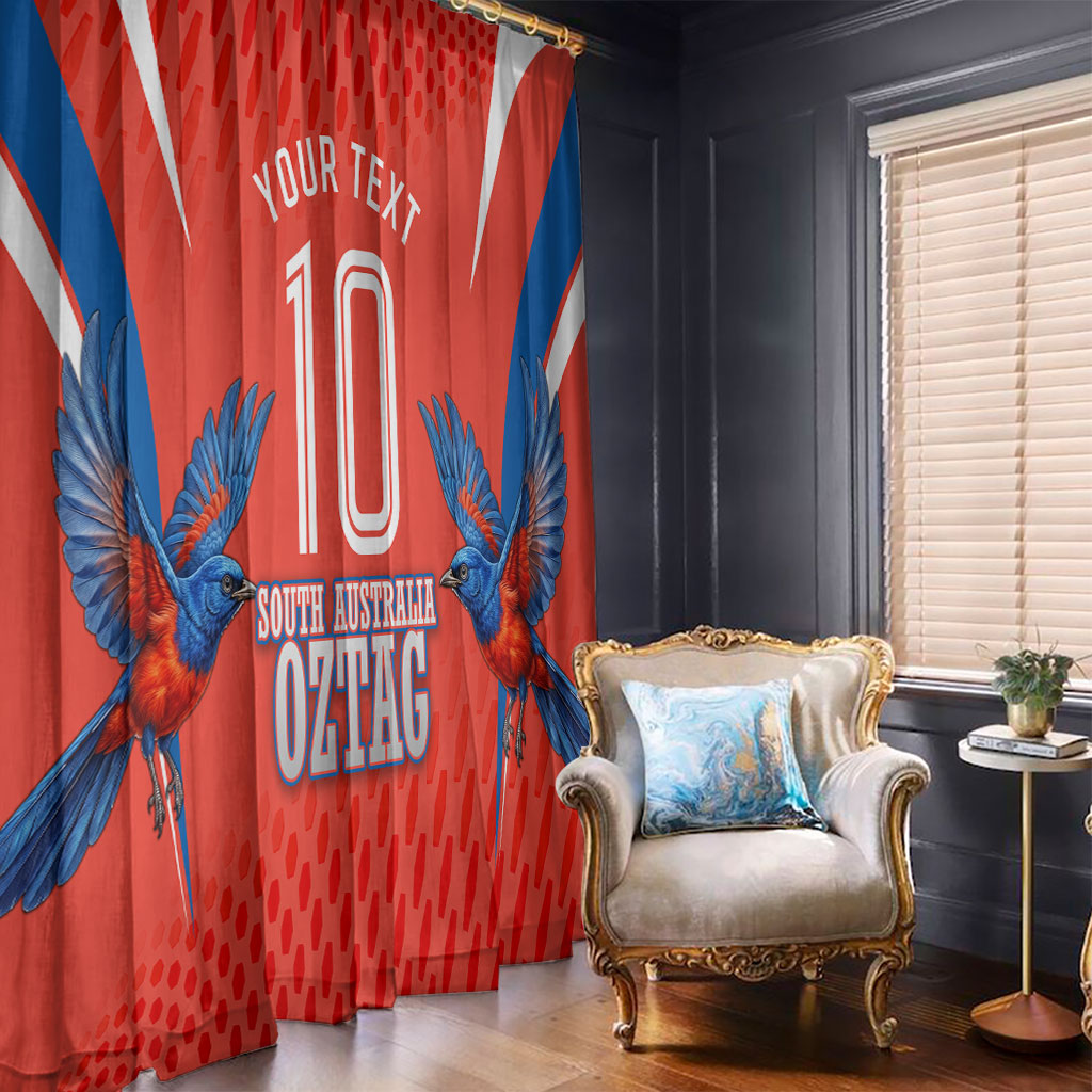 Personalized South Australia Oztag Bird Mascot Window Curtain Dynamic Team Spirit Graphic