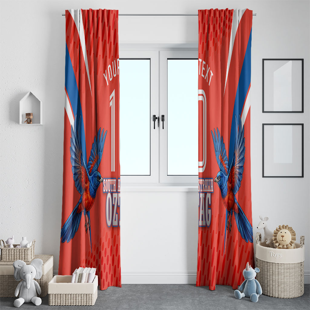 Personalized South Australia Oztag Bird Mascot Window Curtain Dynamic Team Spirit Graphic