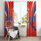 Personalized South Australia Oztag Bird Mascot Window Curtain Dynamic Team Spirit Graphic