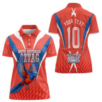 Personalized South Australia Oztag Bird Mascot Women Polo Shirt Dynamic Team Spirit Graphic