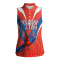 Personalized South Australia Oztag Bird Mascot Women Sleeveless Polo Shirt Dynamic Team Spirit Graphic