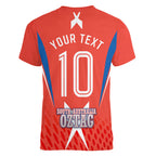 Personalized South Australia Oztag Bird Mascot Women V-Neck T-Shirt Dynamic Team Spirit Graphic