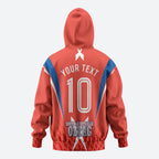 Personalized South Australia Oztag Bird Mascot Zip Hoodie Dynamic Team Spirit Graphic