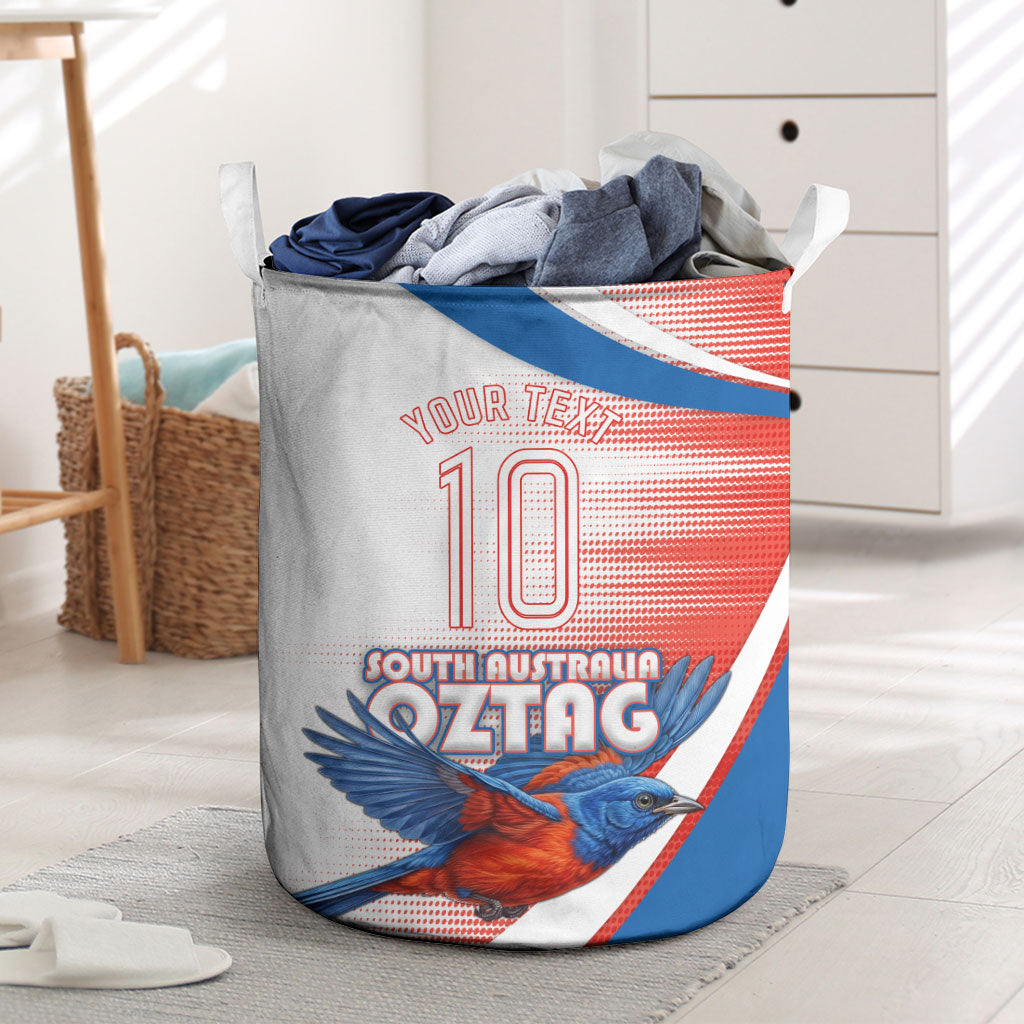 Personalised South Australia Oztag Bird Laundry Basket Australian Tag Rugby Bird Mascot