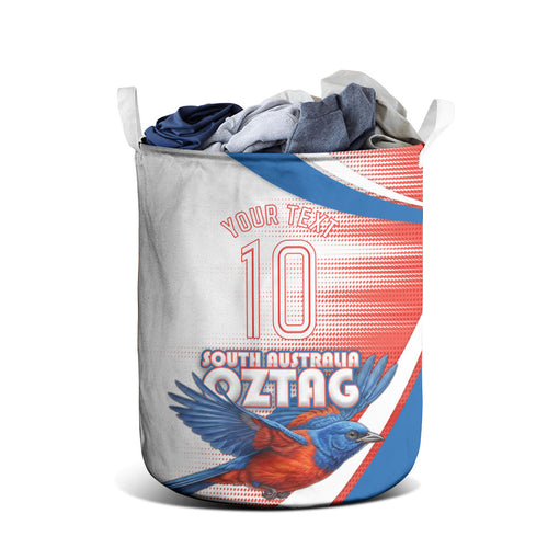 Personalised South Australia Oztag Bird Laundry Basket Australian Tag Rugby Bird Mascot