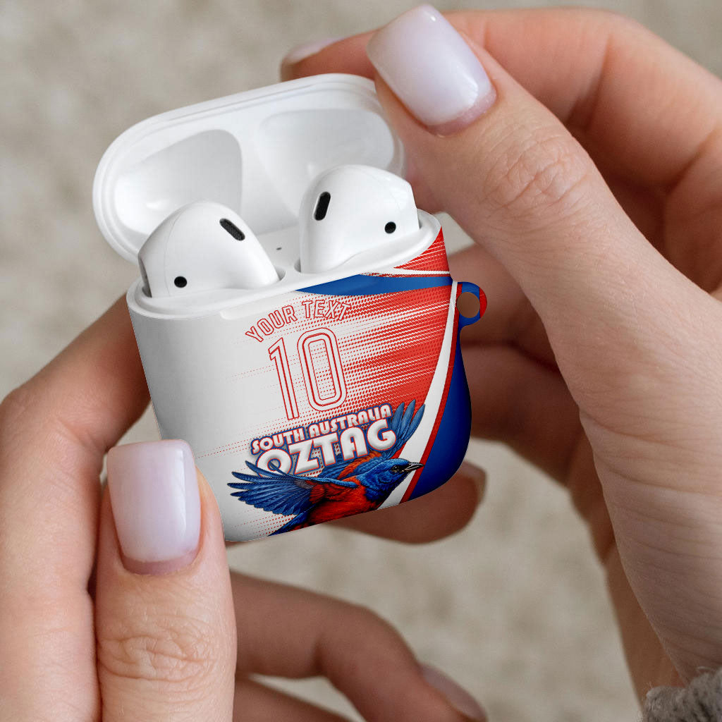 Personalised South Australia Oztag Bird AirPods Case Australian Tag Rugby Bird Mascot
