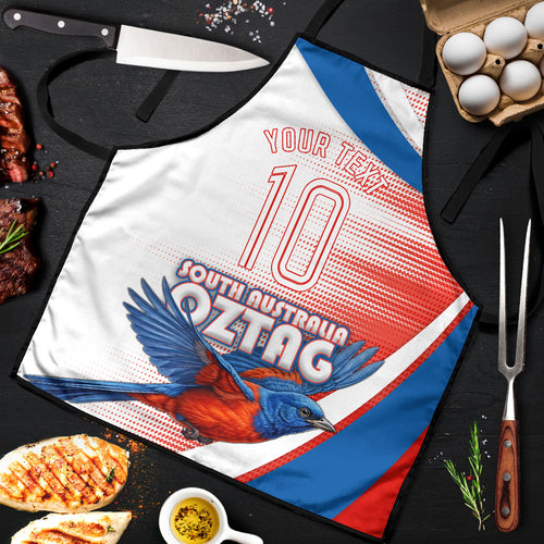 Personalised South Australia Oztag Bird Apron Australian Tag Rugby Bird Mascot