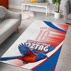 Personalised South Australia Oztag Bird Area Rug Australian Tag Rugby Bird Mascot