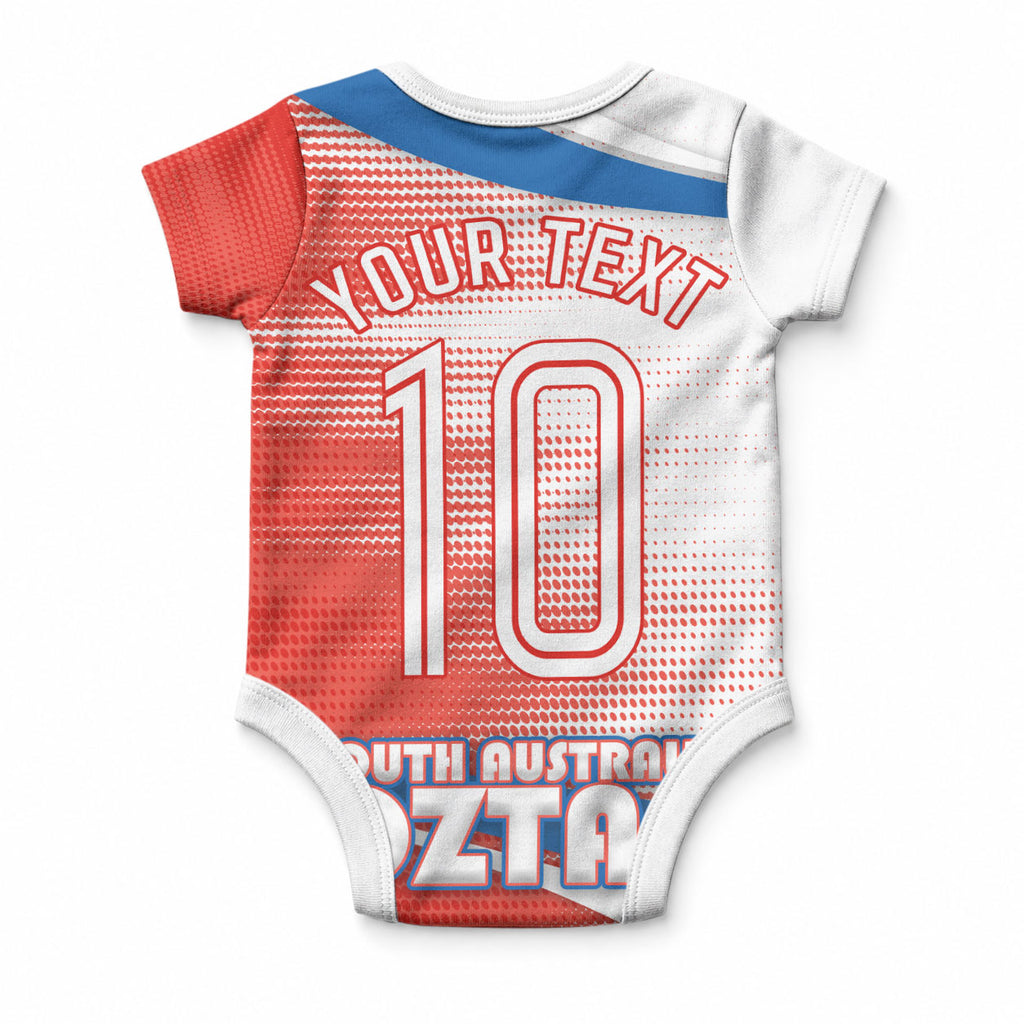 Personalised South Australia Oztag Bird Baby Onesie Australian Tag Rugby Bird Mascot