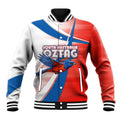 Personalised South Australia Oztag Bird Baseball Jacket Australian Tag Rugby Bird Mascot