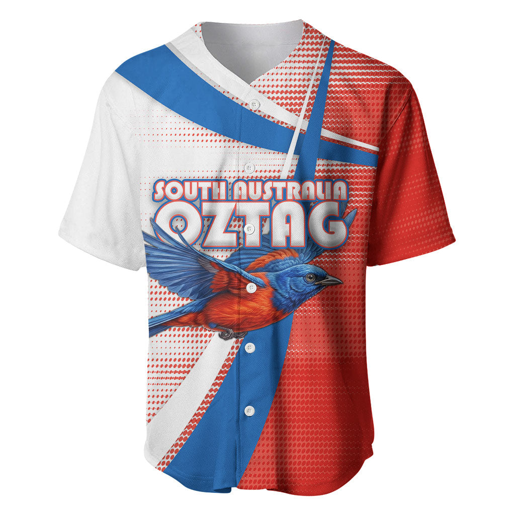 Personalised South Australia Oztag Bird Baseball Jersey Australian Tag Rugby Bird Mascot