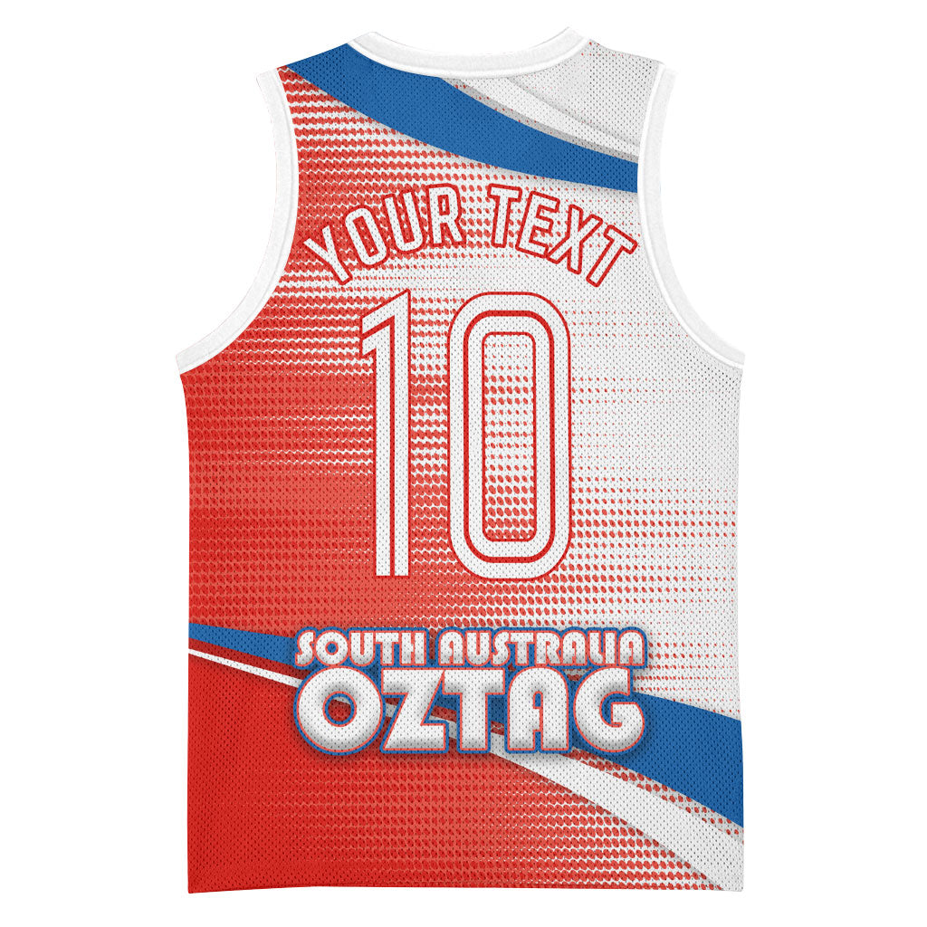 Personalised South Australia Oztag Bird Basketball Jersey Australian Tag Rugby Bird Mascot