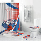 Personalised South Australia Oztag Bird Bathroom Set Australian Tag Rugby Bird Mascot
