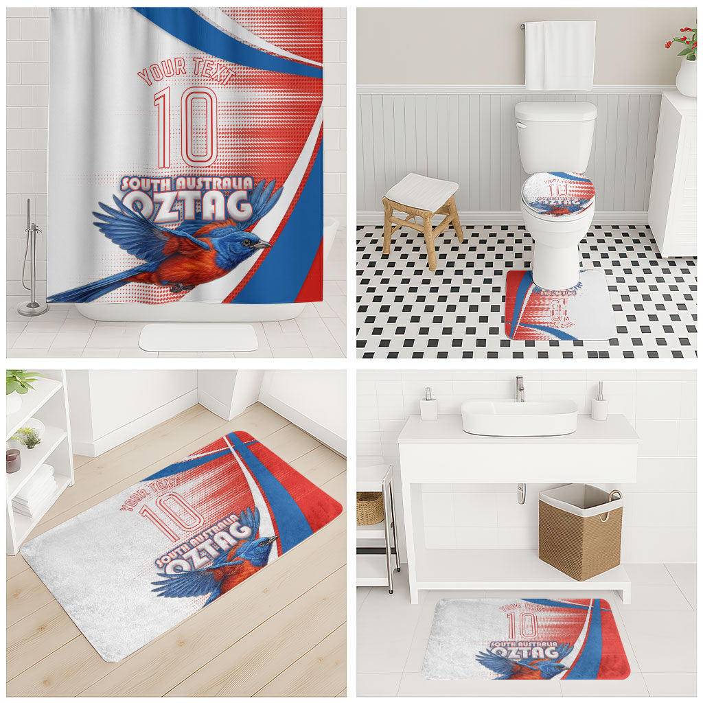 Personalised South Australia Oztag Bird Bathroom Set Australian Tag Rugby Bird Mascot