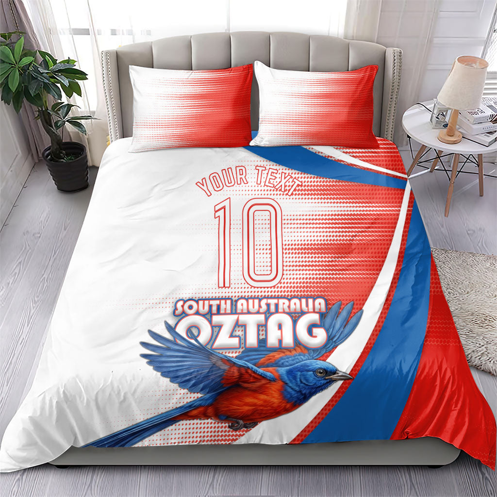 Personalised South Australia Oztag Bird Bedding Set Australian Tag Rugby Bird Mascot