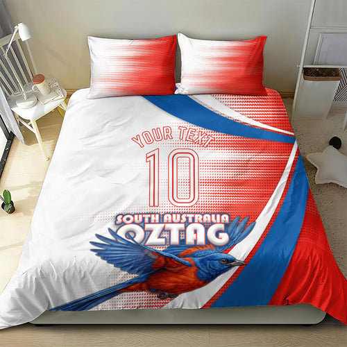 Personalised South Australia Oztag Bird Bedding Set Australian Tag Rugby Bird Mascot