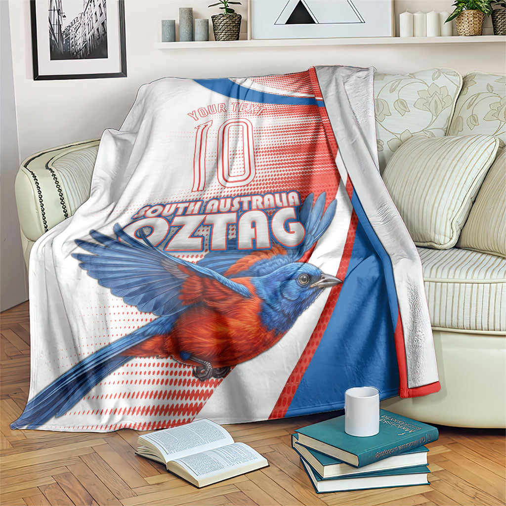 Personalised South Australia Oztag Bird Blanket Australian Tag Rugby Bird Mascot