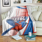 Personalised South Australia Oztag Bird Blanket Australian Tag Rugby Bird Mascot