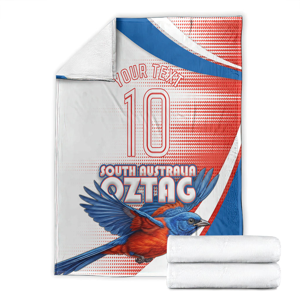 Personalised South Australia Oztag Bird Blanket Australian Tag Rugby Bird Mascot