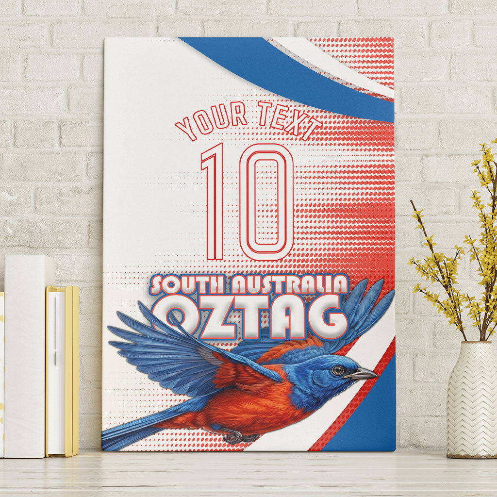 Personalised South Australia Oztag Bird Canvas Wall Art Australian Tag Rugby Bird Mascot