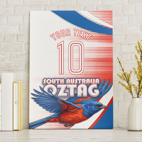 Personalised South Australia Oztag Bird Canvas Wall Art Australian Tag Rugby Bird Mascot