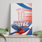 Personalised South Australia Oztag Bird Canvas Wall Art Australian Tag Rugby Bird Mascot
