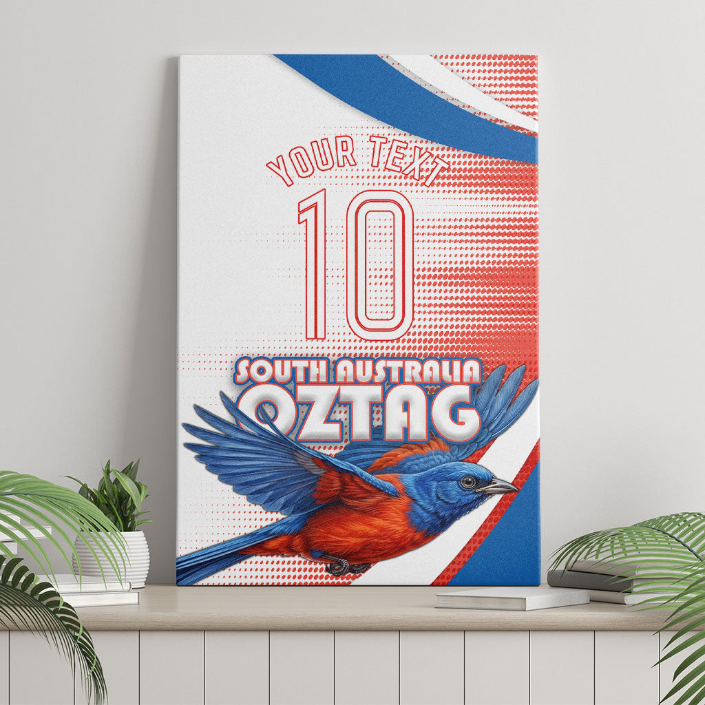 Personalised South Australia Oztag Bird Canvas Wall Art Australian Tag Rugby Bird Mascot