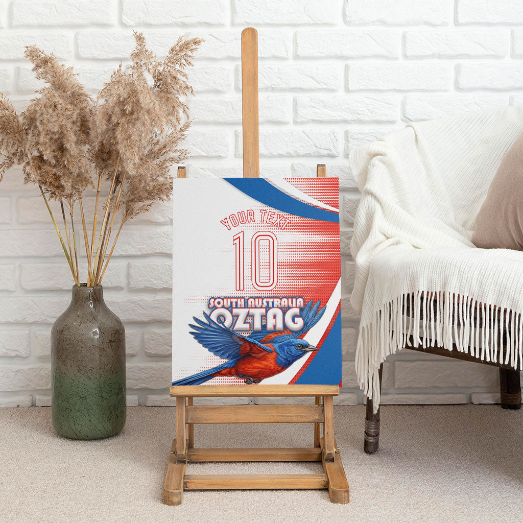 Personalised South Australia Oztag Bird Canvas Wall Art Australian Tag Rugby Bird Mascot