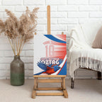 Personalised South Australia Oztag Bird Canvas Wall Art Australian Tag Rugby Bird Mascot