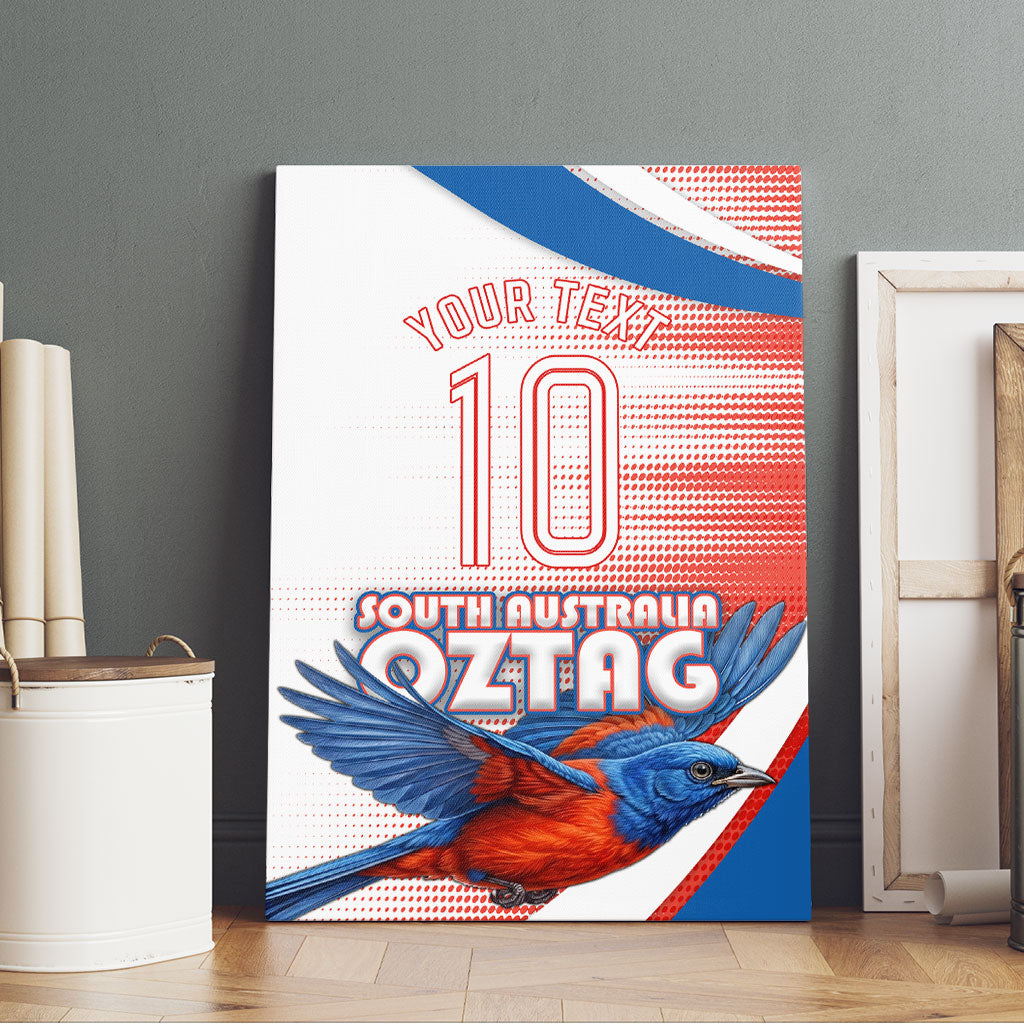 Personalised South Australia Oztag Bird Canvas Wall Art Australian Tag Rugby Bird Mascot