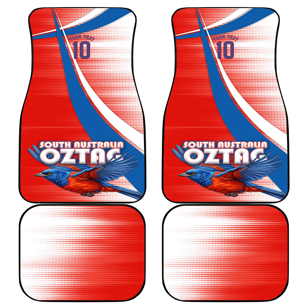 Personalised South Australia Oztag Bird Car Mats Australian Tag Rugby Bird Mascot