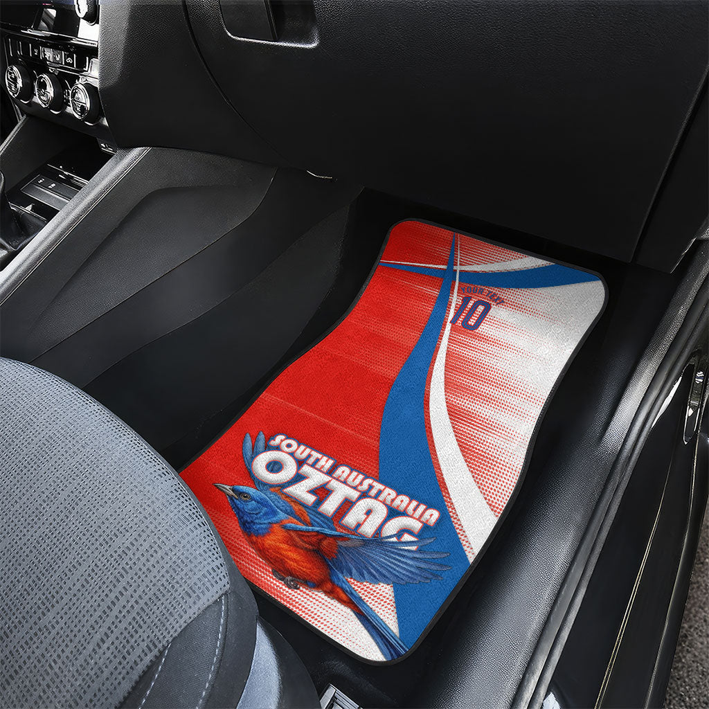 Personalised South Australia Oztag Bird Car Mats Australian Tag Rugby Bird Mascot