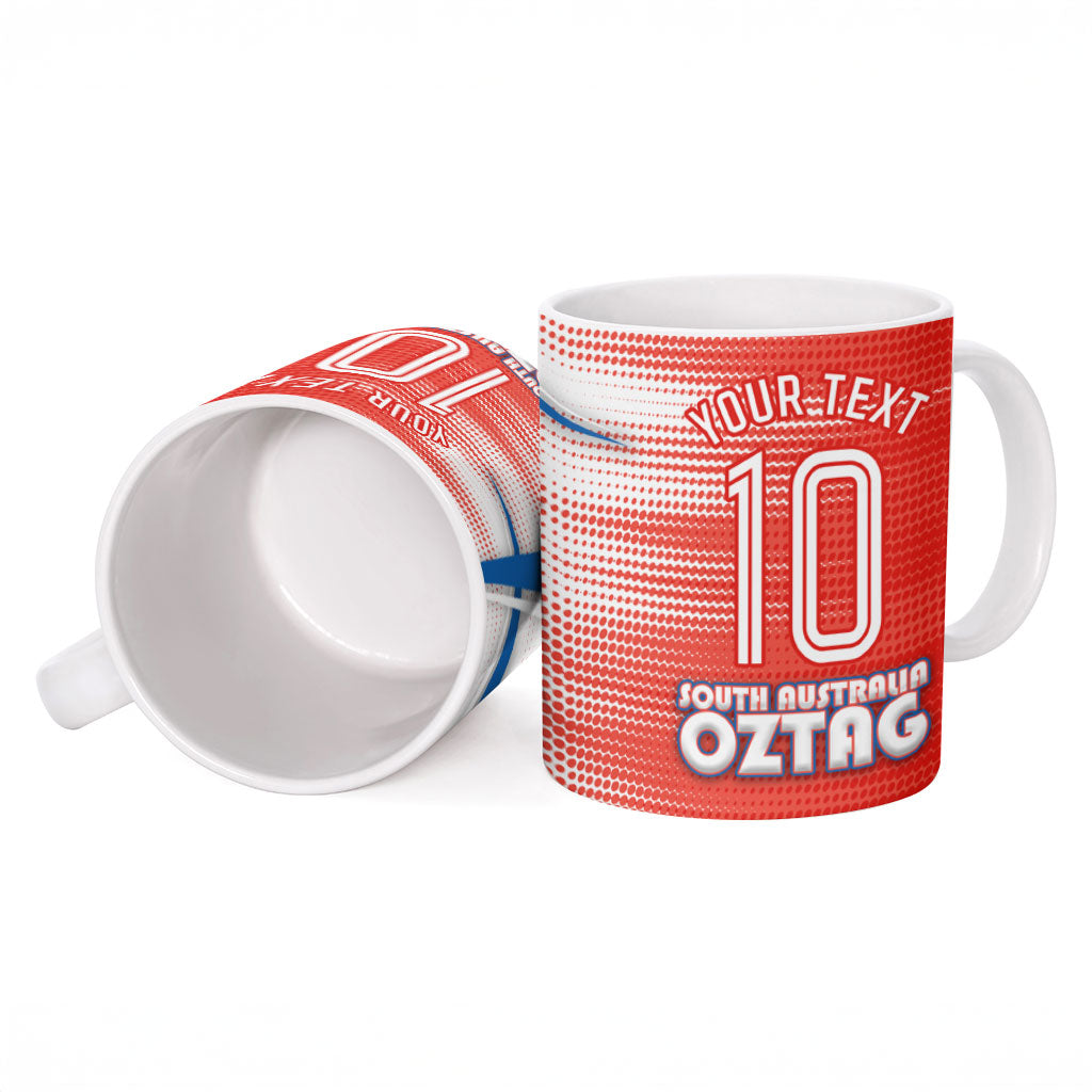 Personalised South Australia Oztag Bird Ceramic Mug Australian Tag Rugby Bird Mascot