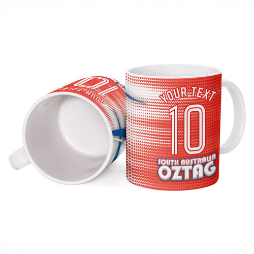Personalised South Australia Oztag Bird Ceramic Mug Australian Tag Rugby Bird Mascot