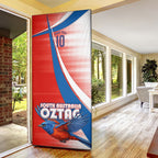 Personalised South Australia Oztag Bird Door Cover Australian Tag Rugby Bird Mascot