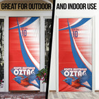 Personalised South Australia Oztag Bird Door Cover Australian Tag Rugby Bird Mascot