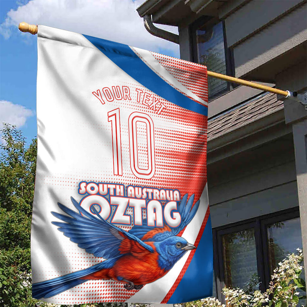 Personalised South Australia Oztag Bird Garden Flag Australian Tag Rugby Bird Mascot