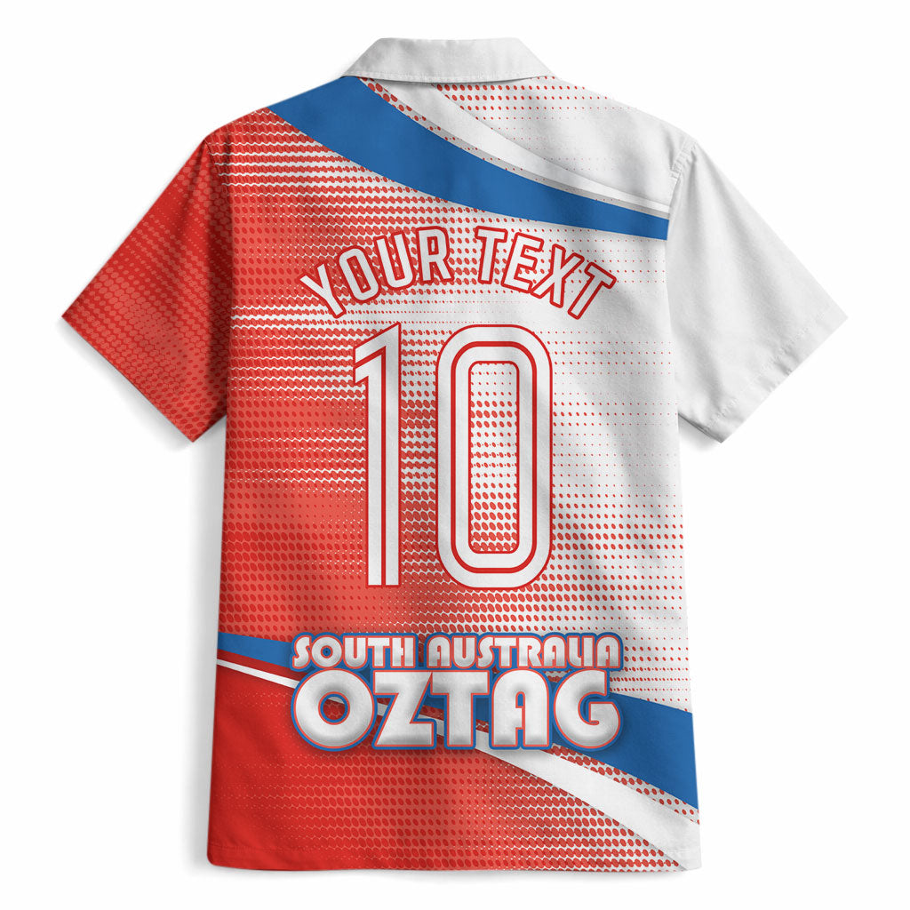 Personalised South Australia Oztag Bird Hawaiian Shirt Australian Tag Rugby Bird Mascot
