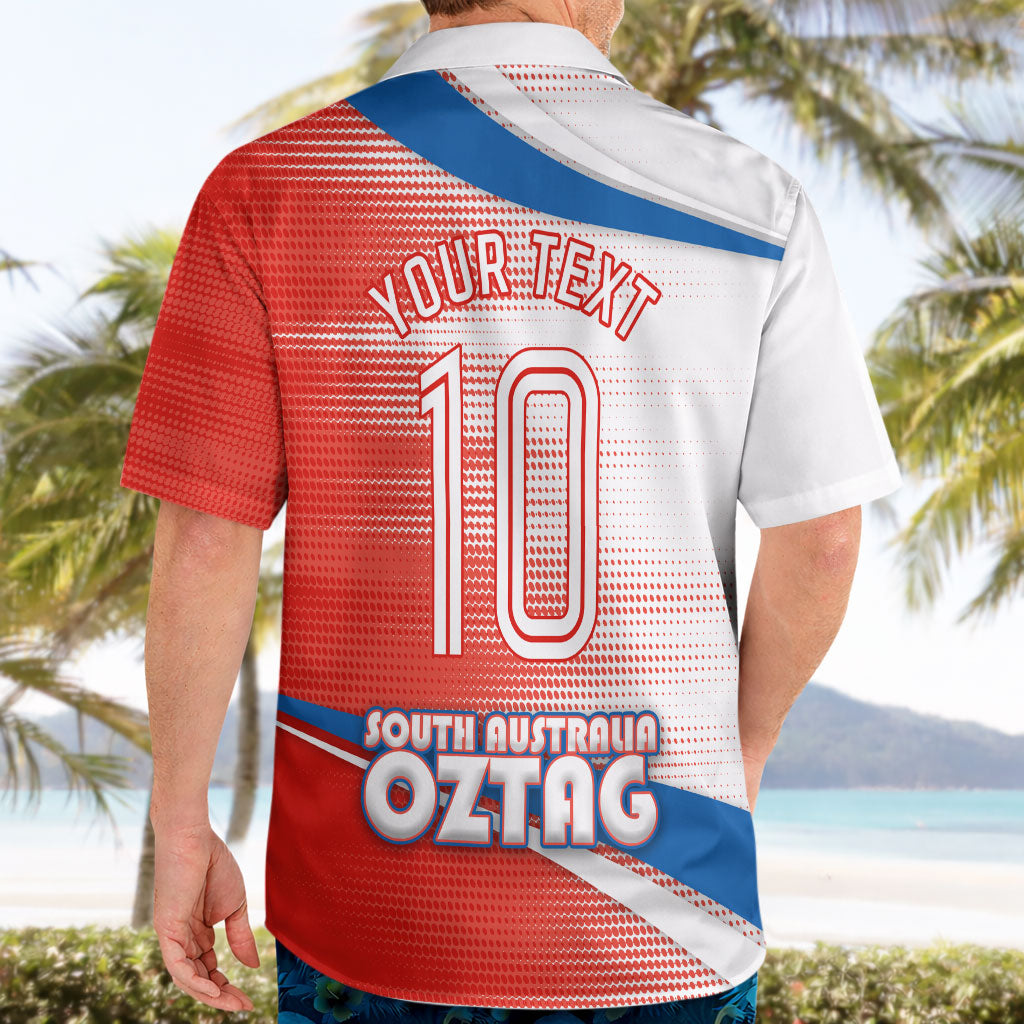 Personalised South Australia Oztag Bird Hawaiian Shirt Australian Tag Rugby Bird Mascot