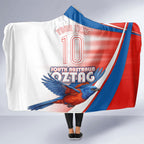 Personalised South Australia Oztag Bird Hooded Blanket Australian Tag Rugby Bird Mascot
