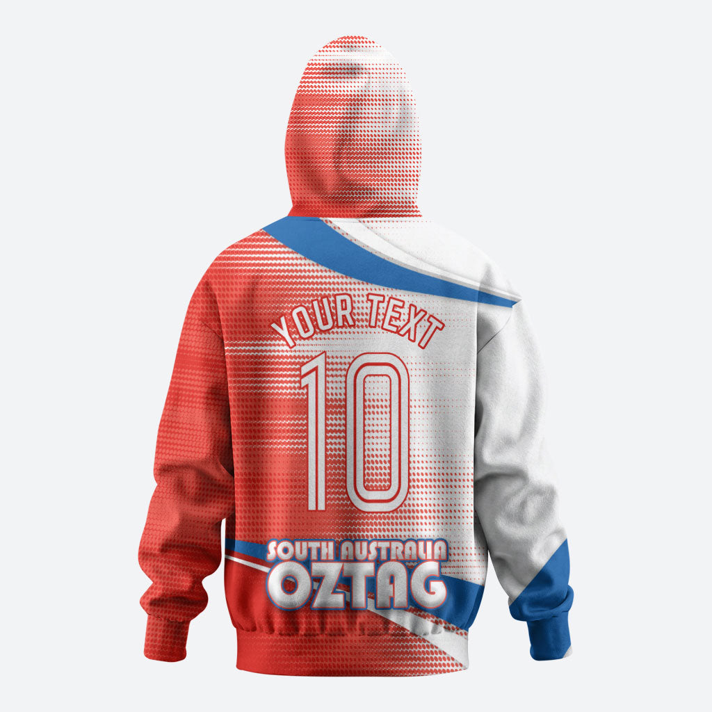 Personalised South Australia Oztag Bird Hoodie Australian Tag Rugby Bird Mascot