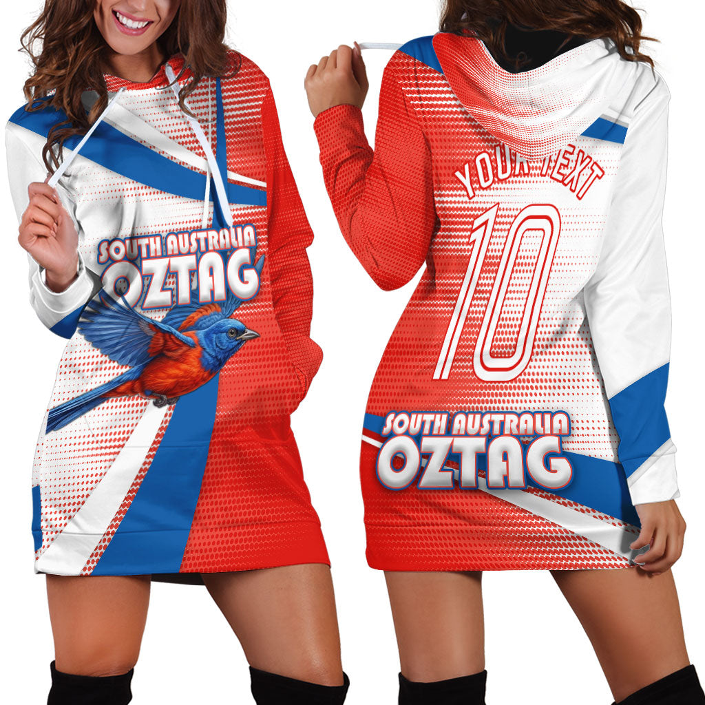 Personalised South Australia Oztag Bird Hoodie Dress Australian Tag Rugby Bird Mascot