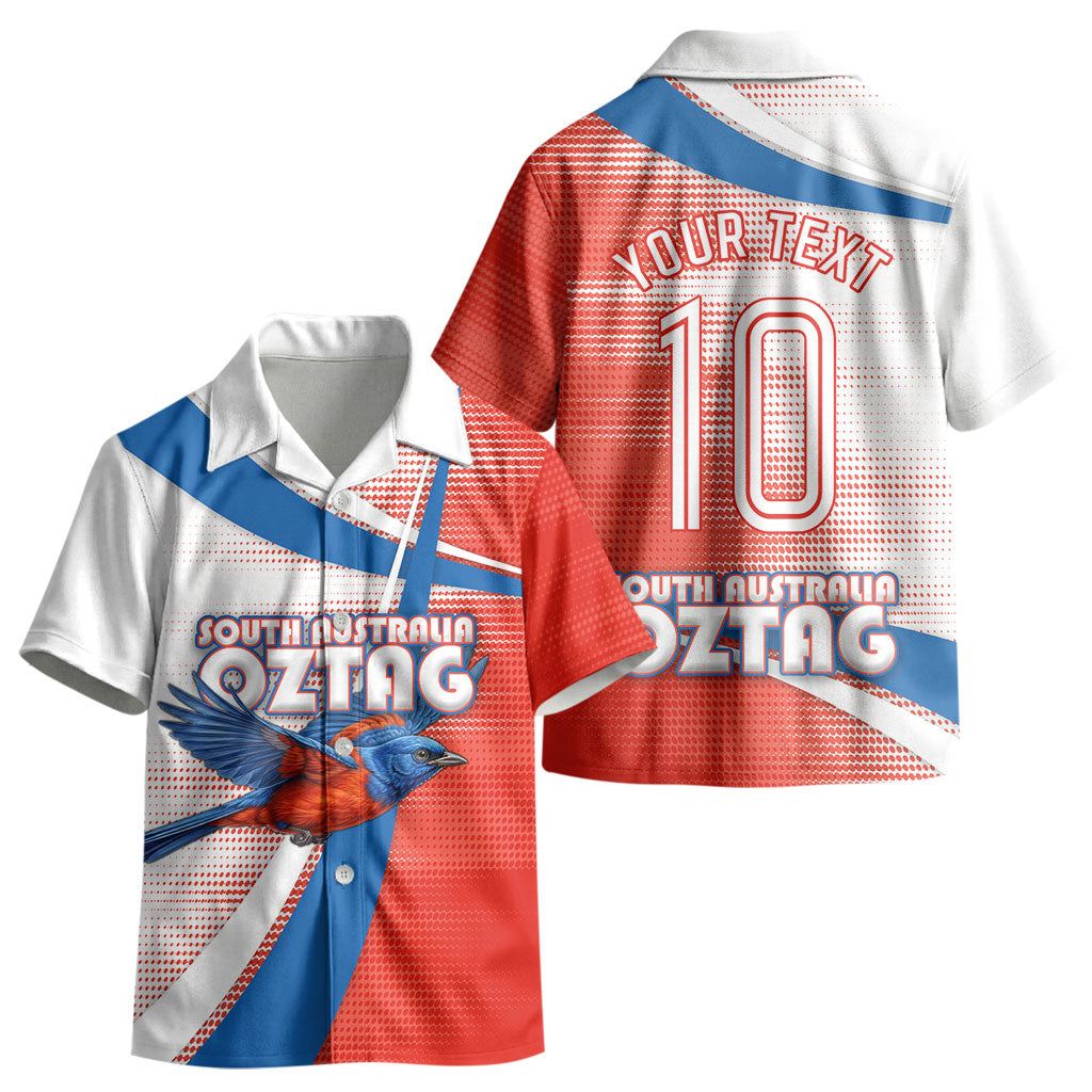 Personalised South Australia Oztag Bird Kid Hawaiian Shirt Australian Tag Rugby Bird Mascot