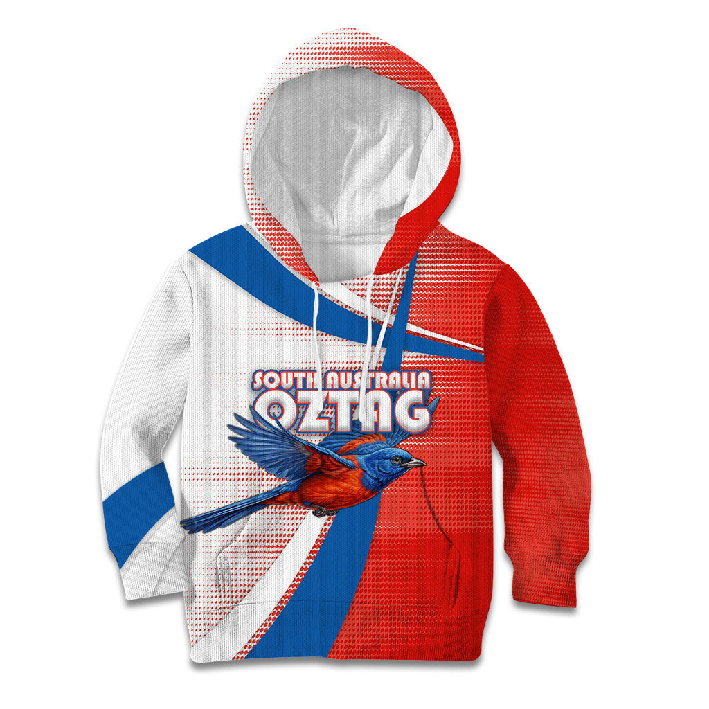 Personalised South Australia Oztag Bird Kid Hoodie Australian Tag Rugby Bird Mascot